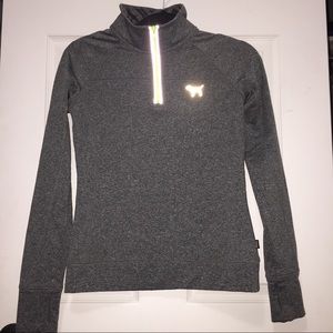 VS PINK thermal quarter zip top